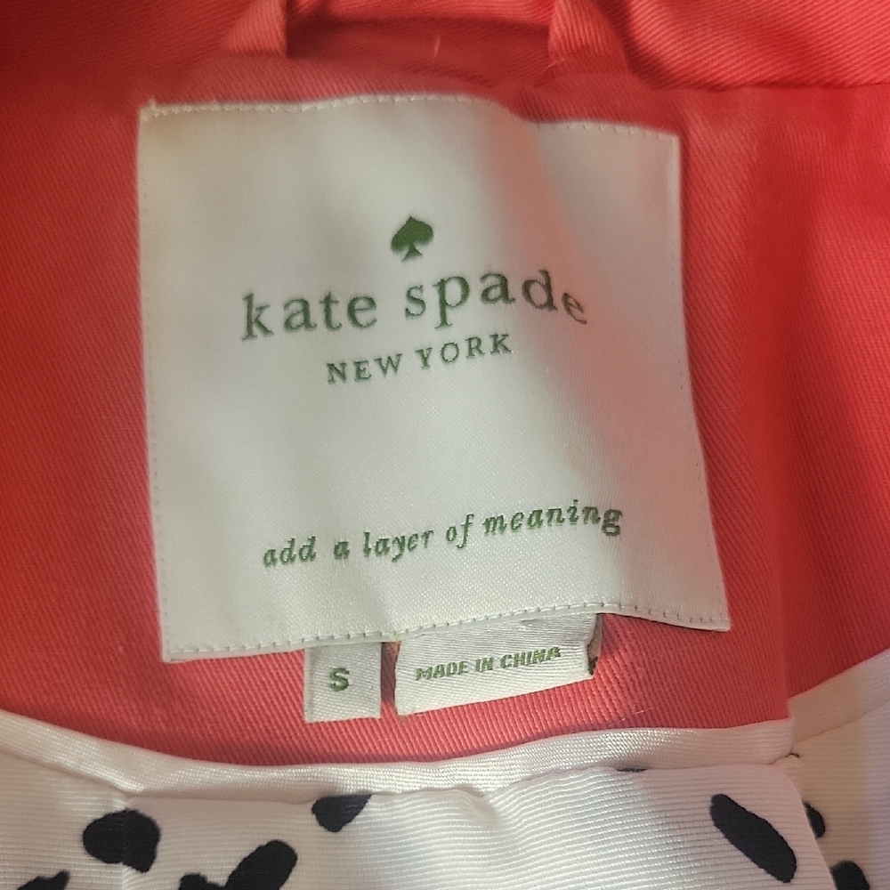 Kate Spade Pink Pea Coat Spring Fashion Staple - Picture 2 of 5